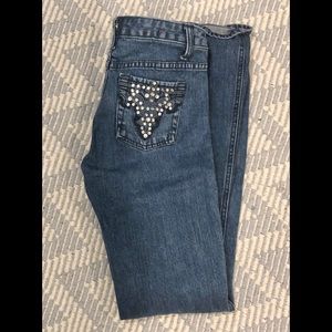 Steve & Barry jeans with embellished back pockets